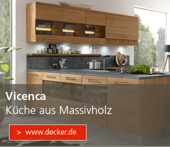 Massivholzküche Vicenca von Decker